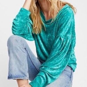Free People Velvet top